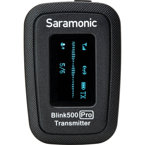 Цифровий передавач Saramonic Blink 500 Pro TX Transmitter with Built-In Mic and Lavalier Mic (2.4 GHz) (BLINK 500 PRO TX) | Saramonic