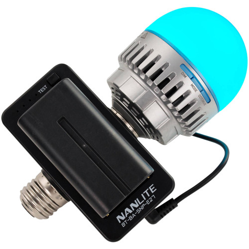 Адаптер Nanlite NP-F Battery Adapter and Mount for PavoBulb 10C (BTBASNPE27) | Nanlite