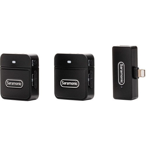 Компактна радіосистема Saramonic Blink 100 B4 2-Person Compact Digital Wireless Clip-On Microphone System with Lightning Connector (2.4 GHz) (Blink 100 B4) | Saramonic