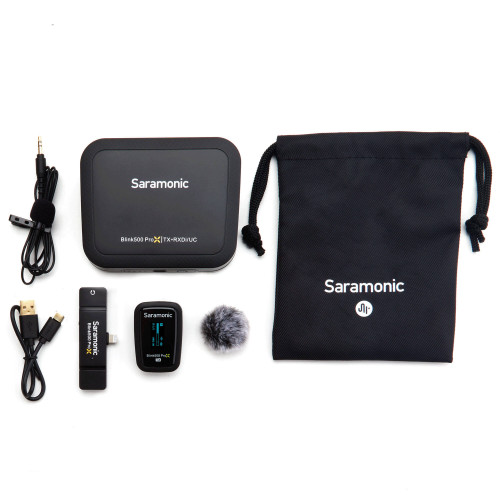 Компактна радіосистема Saramonic Blink 500 ProX B3 Digital Wireless Lavalier Microphone System with Lightning Connector (2.4 GHz) (BLINK 500 ProX B3) | Saramonic