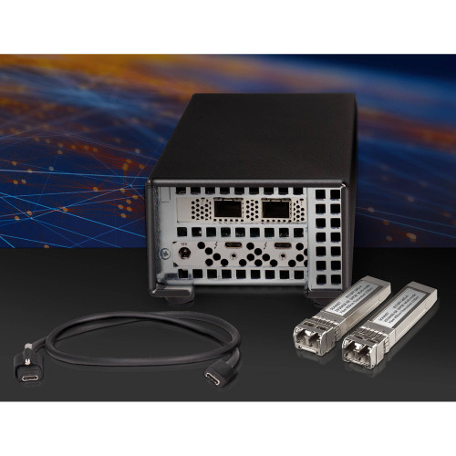 Мережевий адаптер Sonnet Twin25G Dual 25G SFP28 to Thunderbolt 3 Adapter (TWIN25G-TB) | Sonnet