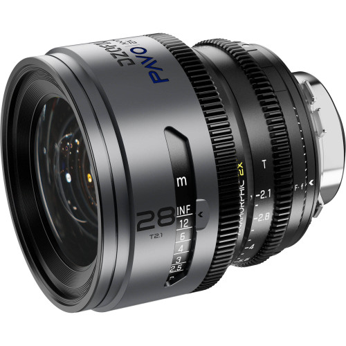 Об'єктив DZOFilm PAVO 28mm T2.1 2x Anamorphic Prime Lens (Blue Coating, PL/EF Mount) (DZO-PA2821PLMB) | DZOFilm