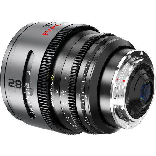 Об'єктив DZOFilm PAVO 28mm T2.1 2x Anamorphic Prime Lens (Neutral Coating, PL/EF Mount) (DZO-PA2821PLМN) | DZOFilm