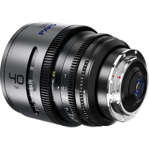 Об'єктив DZOFilm PAVO 40mm T2.1 2x Anamorphic Prime Lens (Blue Coating, PL/EF Mount) (DZO-PA4021PLMB) | DZOFilm
