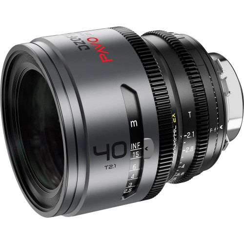 Об'єктив DZOFilm PAVO 40mm T2.1 2x Anamorphic Prime Lens (Neutral Coating, PL/EF Mount) (DZO-PA4021PLМN) | DZOFilm