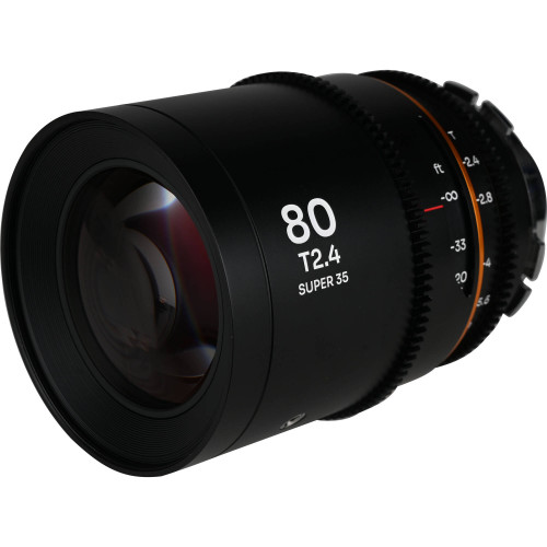 Анаморфний об'єктив Venus Optics Laowa Nanomorph 80mm T2.4 1.5x S35 Anamorphic Lens (Micro Four Thirds, Amber Flare) (VE8024MFTA) | LAOWA