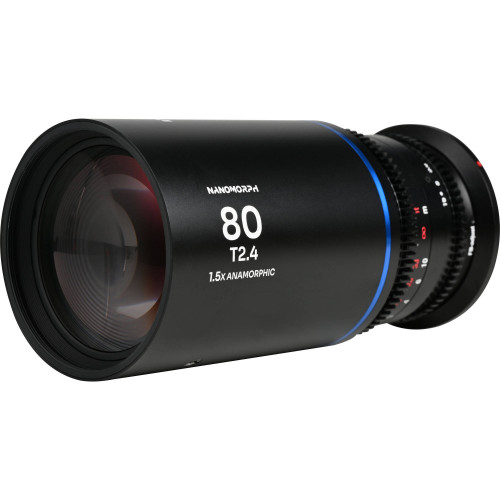 Анаморфний об'єктив Venus Optics Laowa Nanomorph 80mm T2.4 1.5x S35 Anamorphic Lens (FUJIFILM X, Blue Flare) (VE8024FXB) | LAOWA