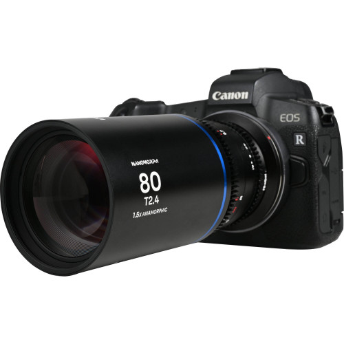 Анаморфний об'єктив Venus Optics Laowa Nanomorph 80mm T2.4 1.5x S35 Anamorphic Lens (Nikon Z, Blue Flare) (VE8024NZB) | LAOWA