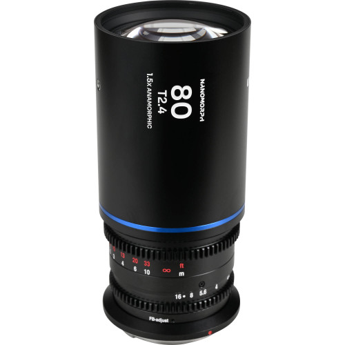 Анаморфний об'єктив Venus Optics Laowa Nanomorph 80mm T2.4 1.5x S35 Anamorphic Lens (Canon RF, Blue Flare) (VE8024RFB) | LAOWA