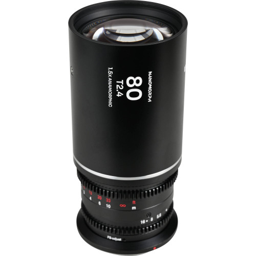 Анаморфний об'єктив Venus Optics Laowa Nanomorph 80mm T2.4 1.5x S35 Anamorphic Lens (Canon RF, Silver Flare)(VE8024RFS) | LAOWA