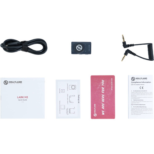 Приемник Hollyland LARK M2 Wireless Camera-Mount Receiver for LARK M2 Systems (2.4 GHz, Shine Charcoal) (Lark M2 camera receiver) | Hollyland