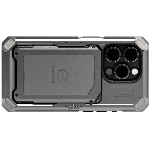 Чохол Tilta Khronos Mobile Filmmaking Case for iPhone 15 Pro (Titanium White) (TK-IP15-PFC-TW) | Tilta