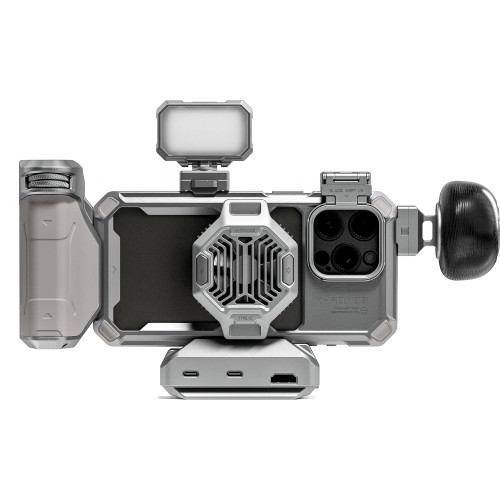 Комплект Tilta Khronos Ultimate Kit for iPhone 15 Pro Max (Titanium White)(TK-IP15-PMD-TW) | Tilta