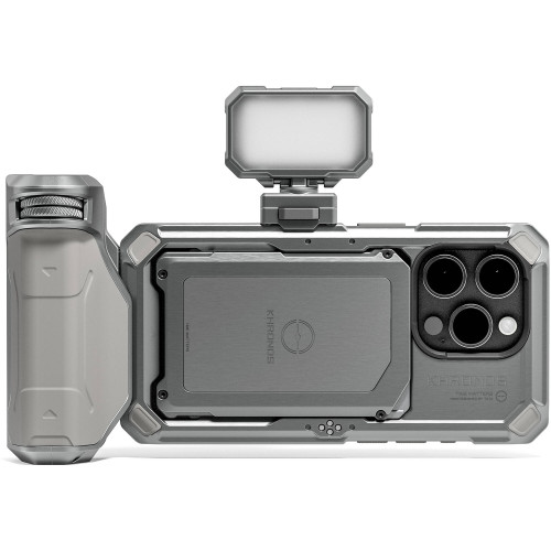 Комплект Tilta Khronos Basic Kit for iPhone 15 Pro (Titanium White) (TK-IP15-PB-TW) | Tilta