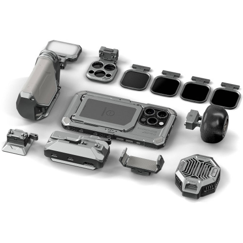 Комплект Tilta Khronos Ultimate Kit for iPhone 15 Pro (Titanium White) (TK-IP15-PD-TW) | Tilta