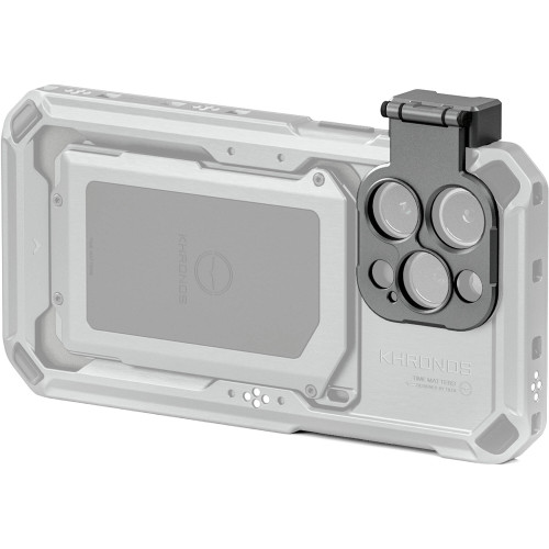 Кріплення для об'єктиву Tilta Khronos 17mm Thread Lens Adapter for iPhone 15 Pro and Pro Max (Space Gray)(TK-IP-17LA-SG) | Tilta