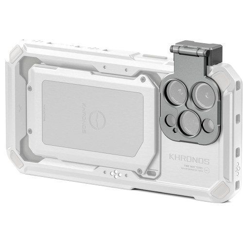 Кріплення для об'єктиву Tilta Khronos 17mm Thread Lens Adapter for iPhone 15 Pro and Pro Max (Titanium White) (TK-IP-17LA-TW) | Tilta