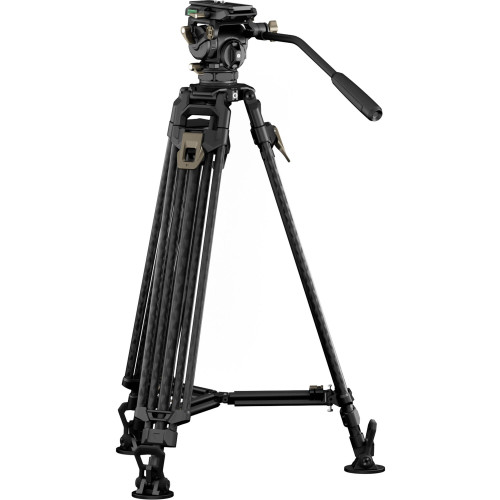 Штатив (комплект) Tilta 75mm Cine Fluid Head with 2-Stage One-Touch Carbon Fiber Tripod System (8 Kg Load, Space Gray) (TT-CT08A-75-SG) | Tilta