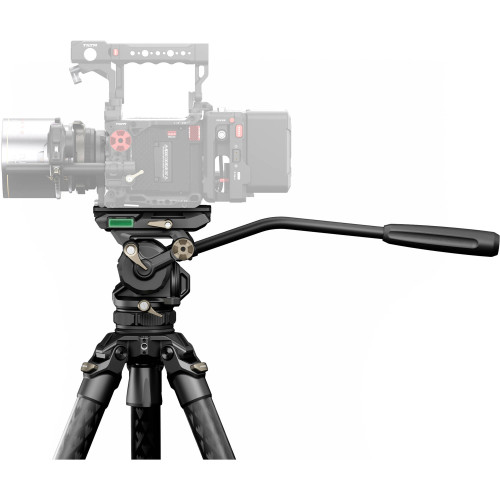 Штатив (комплект) Tilta 75mm Cine Fluid Head with 3-Stage Carbon Fiber Tripod Legs (8 Kg Load, Space Gray) (TT-CT08-75-SG) | Tilta