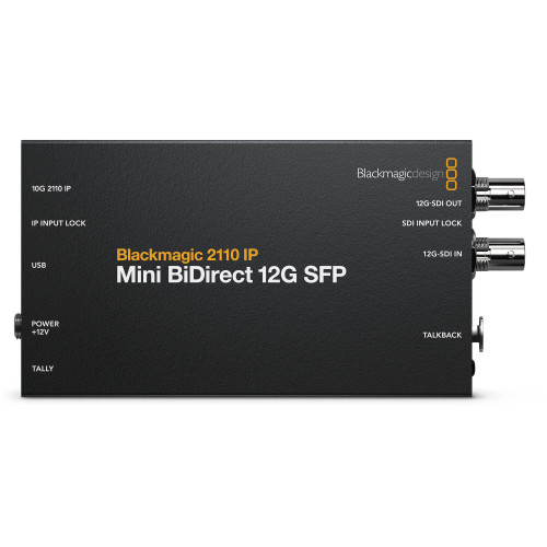 Конвертер Blackmagic 2110 IP Mini BiDirect 12G SFP (CONVNVIPF/IP/12GSFP) | от бренда Blackmagic