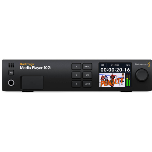 Пристрій захоплення та виведення відеосигналу Blackmagic Media Player 10G (BDLKULSTMP010G) | Blackmagic