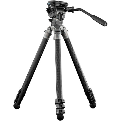 Штатив (комплект) Tilta 75mm Cine Fluid Head with 3-Stage Carbon Fiber Tripod Legs (8KG) - Snow Camo (TT-CT08-75-SC) | Tilta