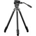 Штатив (комплект) Tilta 75mm Cine Fluid Head with 3-Stage Carbon Fiber Tripod Legs (8KG) - Snow Camo (TT-CT08-75-SC) | Tilta