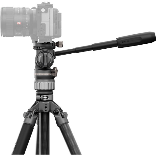 Штатив (комплект) Tilta Travel Video Fluid Head with 3-Stage Carbon Fiber Legs (5KG) - Space Gray (TT-VT05-FB-SG) | Tilta