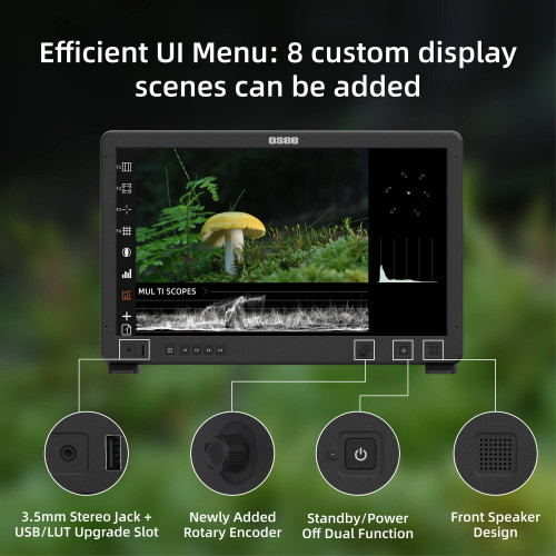 Відеомонітор OSEE 22' Mega 22S Production Monitor with V-Mount Kit (Mega 22S KIT) | від бренду OSEE