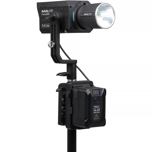 Батарейная площадка Nanlite V-Mount Battery Grip for FC-120B / FC-120C (BTBGXLR4II) | Nanlite
