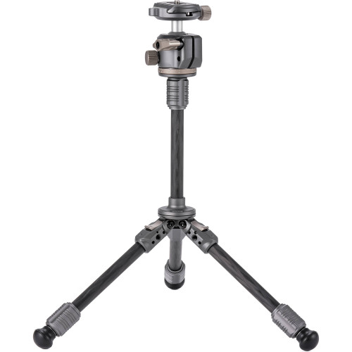 Штатив (комплект) Tilta Tabletop Ball Head with 1-Stage Carbon Fiber Tripod Legs (3KG) Extendable Edition - Space Gray (TT-BT03E-FB-SG) | Tilta