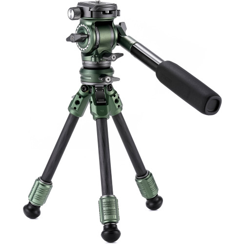 Штатив (комплект) Tilta Tabletop Video Fluid Head with 1-Stage Carbon Fiber Legs (3KG) - Forest Green (TT-VT03-FB-FG) | Tilta