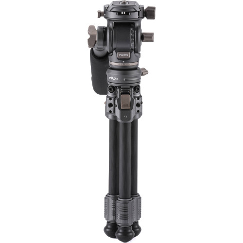 Штатив (комплект) Tilta Tabletop Video Fluid Head with 1-Stage Carbon Fiber Legs (3KG) - Space Gray (TT-VT03-FB-SG) | Tilta