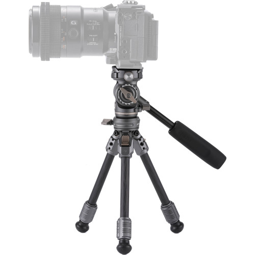 Штатив (комплект) Tilta Tabletop Video Fluid Head with 1-Stage Carbon Fiber Legs (3KG) - Space Gray (TT-VT03-FB-SG) | Tilta