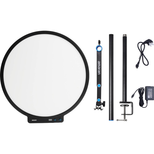 Cветодиодная панель Aputure Amaran Verge Max Bi-Color Round LED Light Panel (Charcoal) (MP0101008E) | Aputure