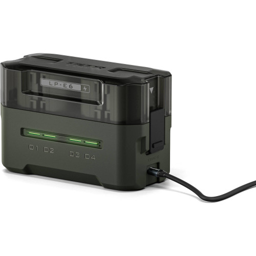 Зарядна станція з батареями Tilta LP-E6P Kit with 2 Batteries and Charging Station (TBC-E6P-A-GN) | Tilta
