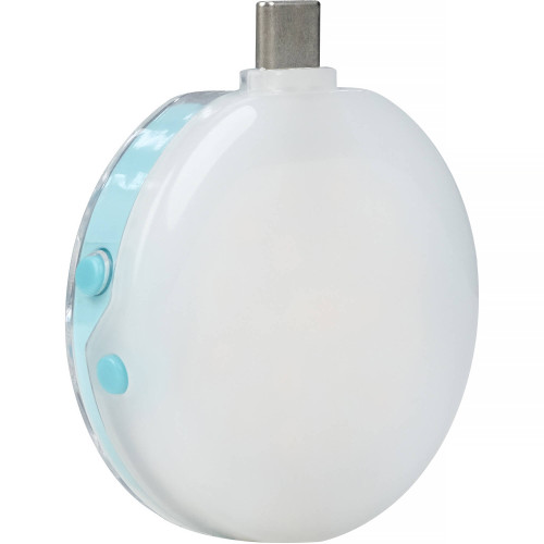 Портативная светодиодная панель Nanlite cookie USB-C Mini Round LED (Cyan Blue) (COOKIE-CB) | Nanlite