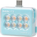 Портативная светодиодная панель Nanlite cookie USB-C Mini Square LED (Cyan Blue) (COOKIE-S-CB) | Nanlite