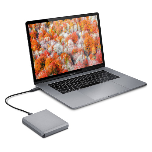 Портативний зовнішній накопичувач LaCie 5TB USB 3.1 Type-C Mobile Drive (Space Gray) (STHG5000402) | від бренду LaCie