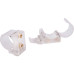 Зажим Nanlite PavoTube Transparent Polycarbonate Clip with Two 1/4'-20 Receivers (HD-T12-1-C) | Nanlite