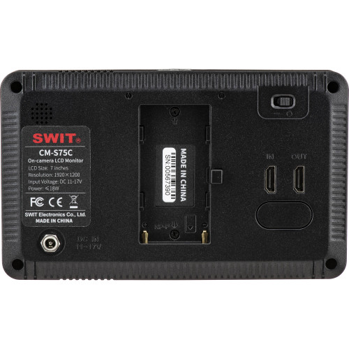 Накамерний монітор SWIT CM-S75C 7' 3000 cd/m² Super Bright 4K HDMI HDR Monitor (CM-S75C) | SWIT