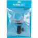 Зажим с шаровой головкой Nanlite Pavotube Transparent Polycarbonate Clip and Mini Ball Head with Hot Shoe Adapter (HD-T12+BH) | Nanlite