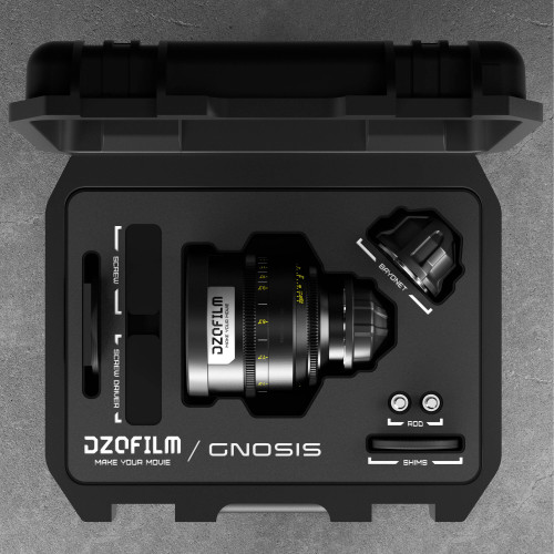 Об'єктив DZOFilm 65mm T2.8 Gnosis Macro Prime Lens (LPL with PL & EF Mounts, Feet) (DZO-G6528LPLM) | від бренду DZOFilm