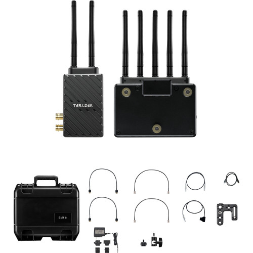 Радиосистема Teradek Bolt 6 LT 750 3G-SDI/HDMI Wireless RX/TX Deluxe Kit (V-Mount) (10-2260-V) | Teradek
