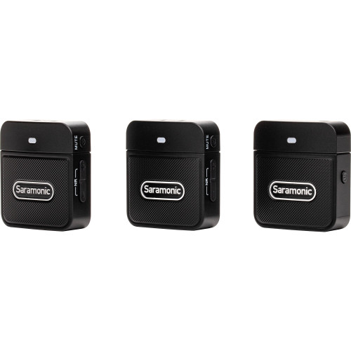 Компактна радіосистема Saramonic Blink 100 B2 2-Person Digital Camera-Mount Wireless Clip-On Microphone System with 3.5mm Connector (2.4 GHz) (Blink100 B2) | Saramonic