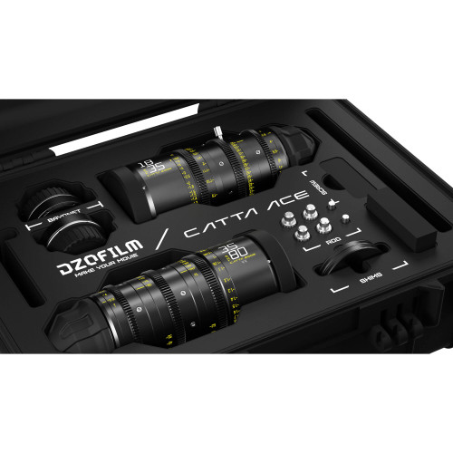 Комплект об'єктивів DZOFilm Catta FF 18-35/35-80mm T2.9 Cine 2-Lens Bundle (Sony E, Black) (DZO-FFCatta2E1-BLK) | від бренду DZOFilm