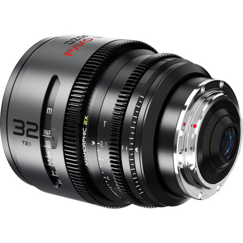 Об'єктив DZOFilm PAVO 32mm T2.1 2x Anamorphic Prime Lens (Neutral Coating, PL/EF Mount) (DZO-PA3221PLМN) | DZOFilm