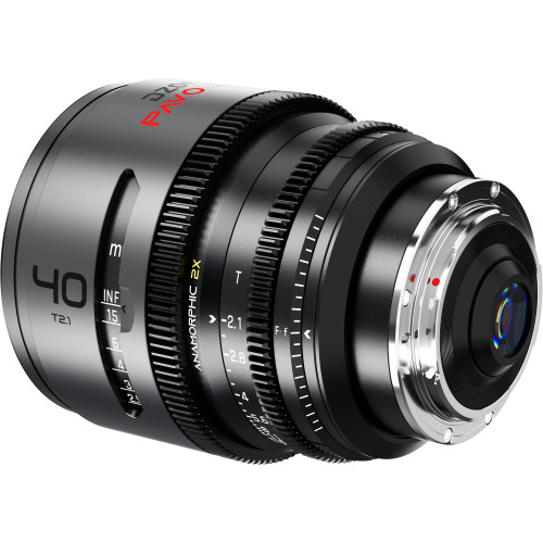 Об'єктив DZOFilm PAVO 40mm T2.1 2x Anamorphic Prime Lens (Neutral Coating, PL/EF Mount) (DZO-PA4021PLМN) | DZOFilm