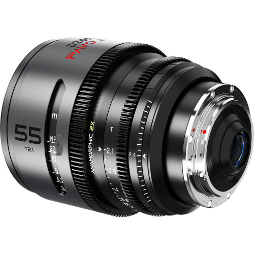 Об'єктив DZOFilm PAVO 55mm T2.1 2x Anamorphic Prime Lens (Neutral Coating, PL/EF Mount) (DZO-PA5521PLМN) | DZOFilm