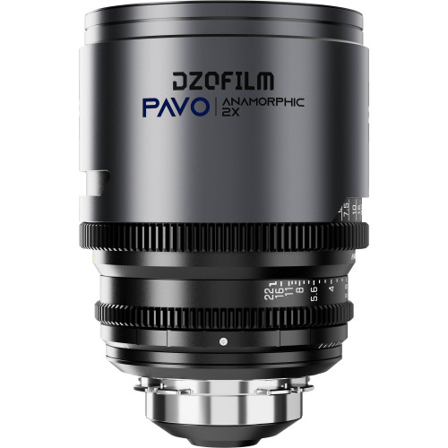Комплект об'єктивів DZOFilm PAVO 2x Anamorphic 28/40/75mm T2.1 3-Lens Set (Blue Coating, PL/EF Mount) (DZO-PAA3PLMB) | DZOFilm